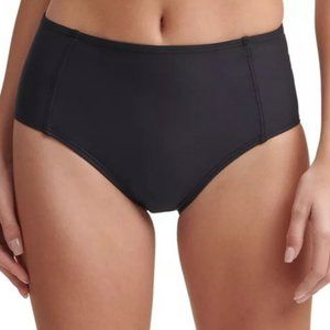 DKNY Seamed High-Waist Bikini Bottoms
